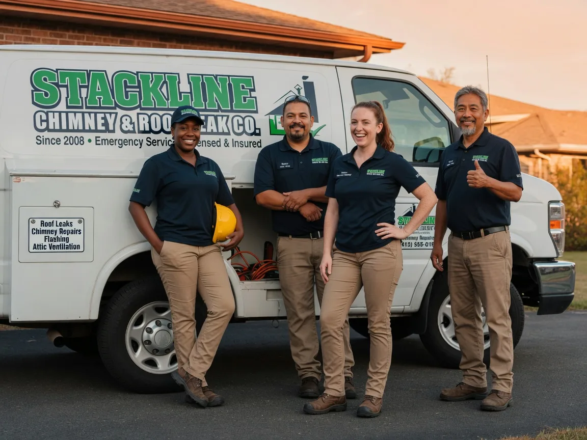 Chimney flashing repair company in Leeds, ME